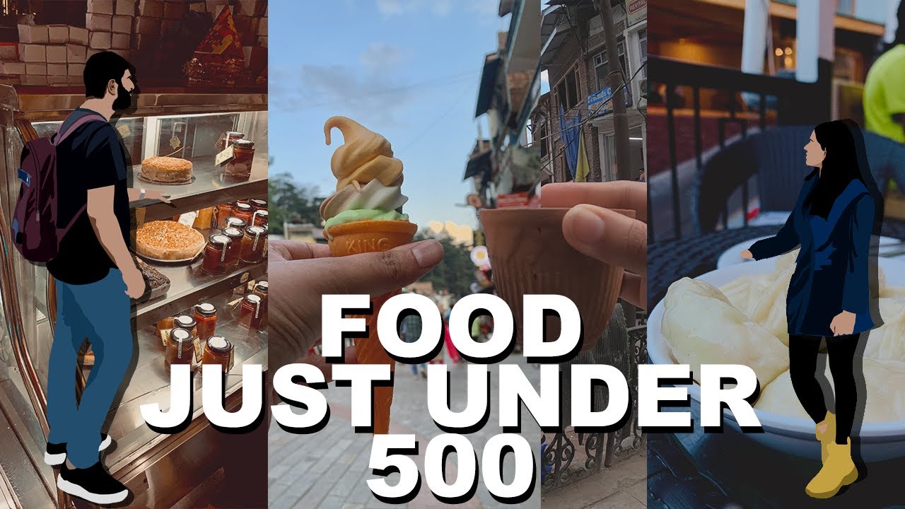 Food for two Just Under 500 - Mall Road | Manali,Himachal Pradesh |#Shaily&Paarth