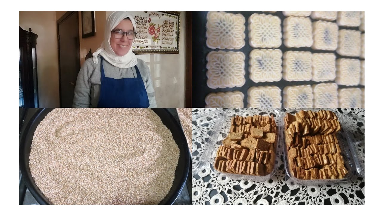 شاركت معاكم كومند حلوة التمر والفقاص بلا سكر 👌👌طريقتي في غسل الجنجلان 💪💪