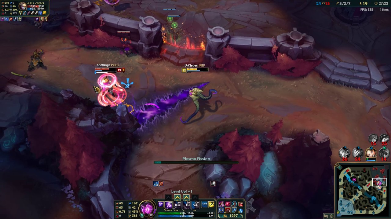 When you outplay yourself, your teammate and the enemy all at the same time