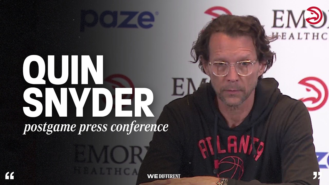 Hawks vs. Nets Postgame Press Conference: Quin Snyder