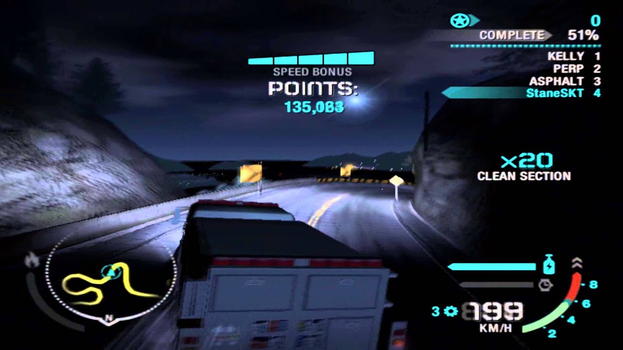 NFS Carbon | Drift | Lofty Heights Downhill | FireTruck