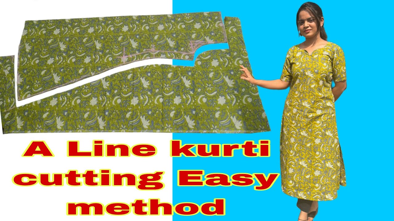 A Line kurti cutting and stitching 👌👌// A Line कुर्ती की कटिंग करना सीखे बहुत ही आसानी 👌👌