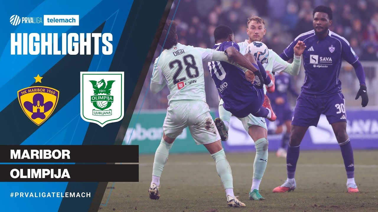 Maribor 1-1 Olimpija | 16. krog 2025/26 #PrvaLigaTelemach