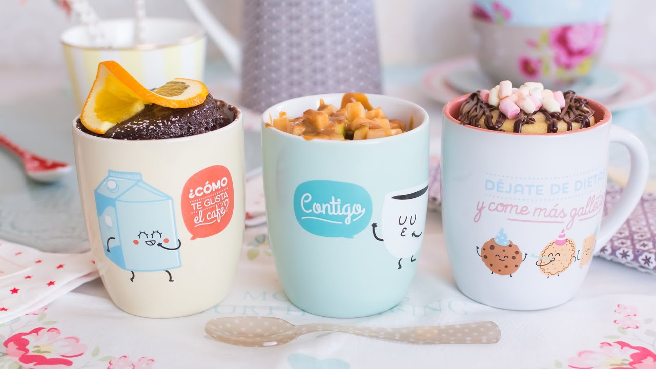 Mug Cakes - Receta - María Lunarillos | tienda & blog
