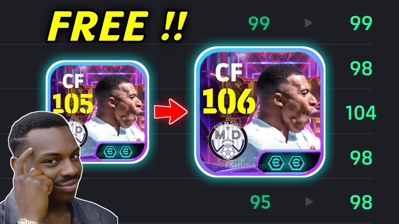 Как тренировать Килиана Мбаппе с рейтингом 106 в eFootball 2025 🔥