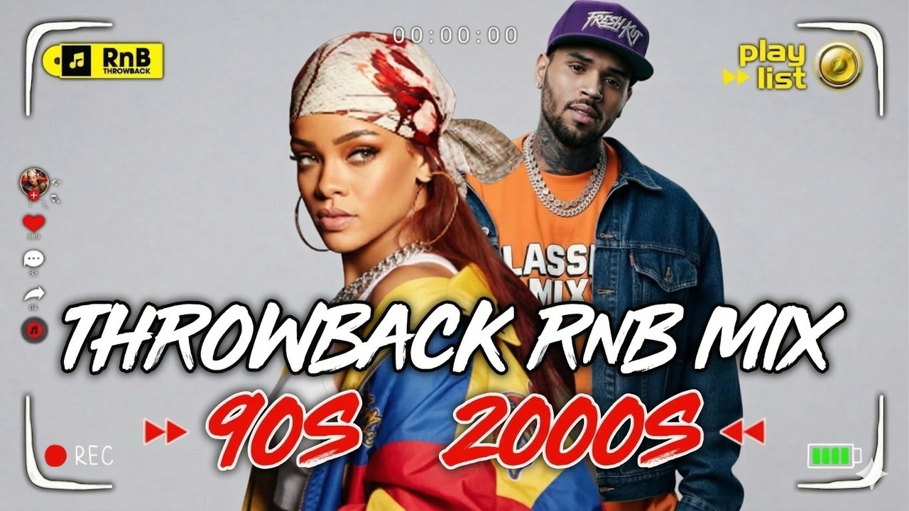 Throwback R&B Classic Mix - Old School R&B 90s 2000s - Chris Brown, Rihanna, Beyonce, Usher, Ne-yo