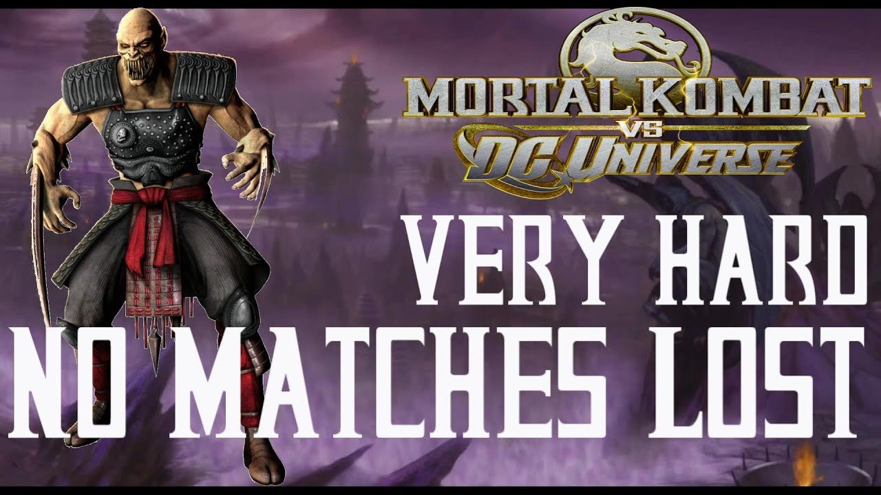 Mortal Kombat Vs DC Universe - Baraka - Very Hard - No Matches Lost  (Commentary)