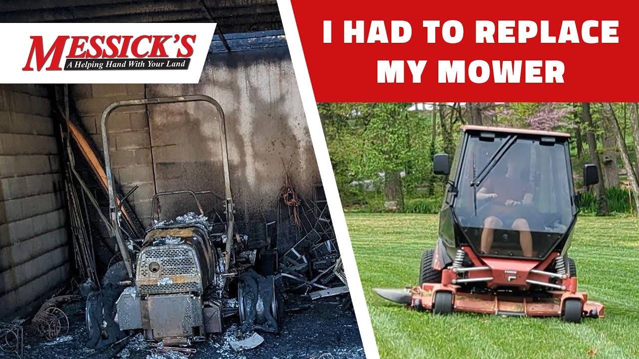 Replaced my burned mower with a Ferris ISX3300 with a Curtis Cab