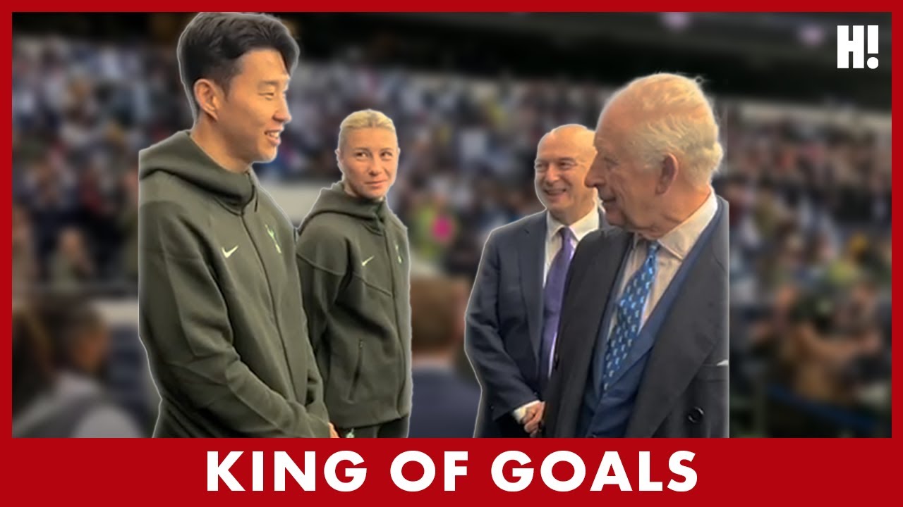 King tries out his sporting TALENTS at Tottenham Hostpur FC | HELLO!