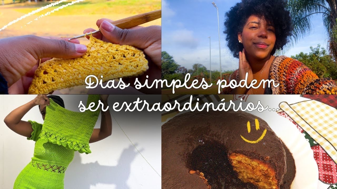 Viver devagar: crochê, natureza e pequenos rituais que fazem bem para alma| Vlog Crochet