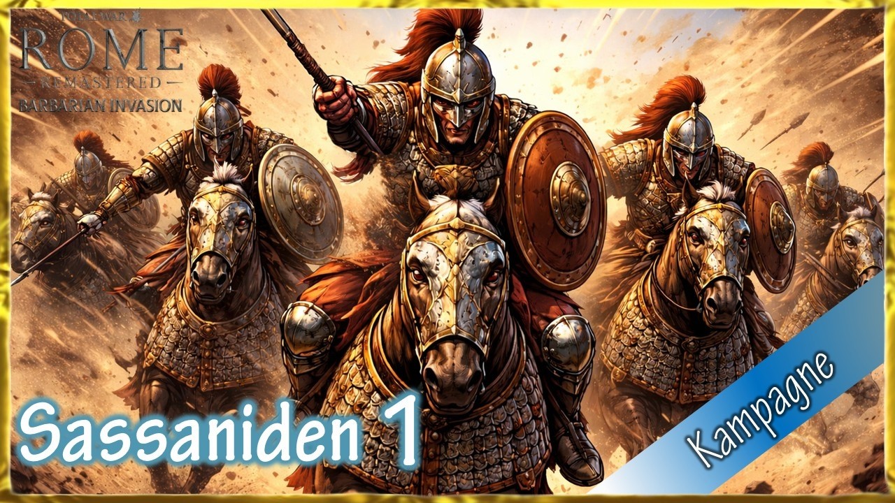 Let's Play Total War Rome Remastered Barbarian Invasion – Sassaniden (D | HD | Sehr schwer) 01