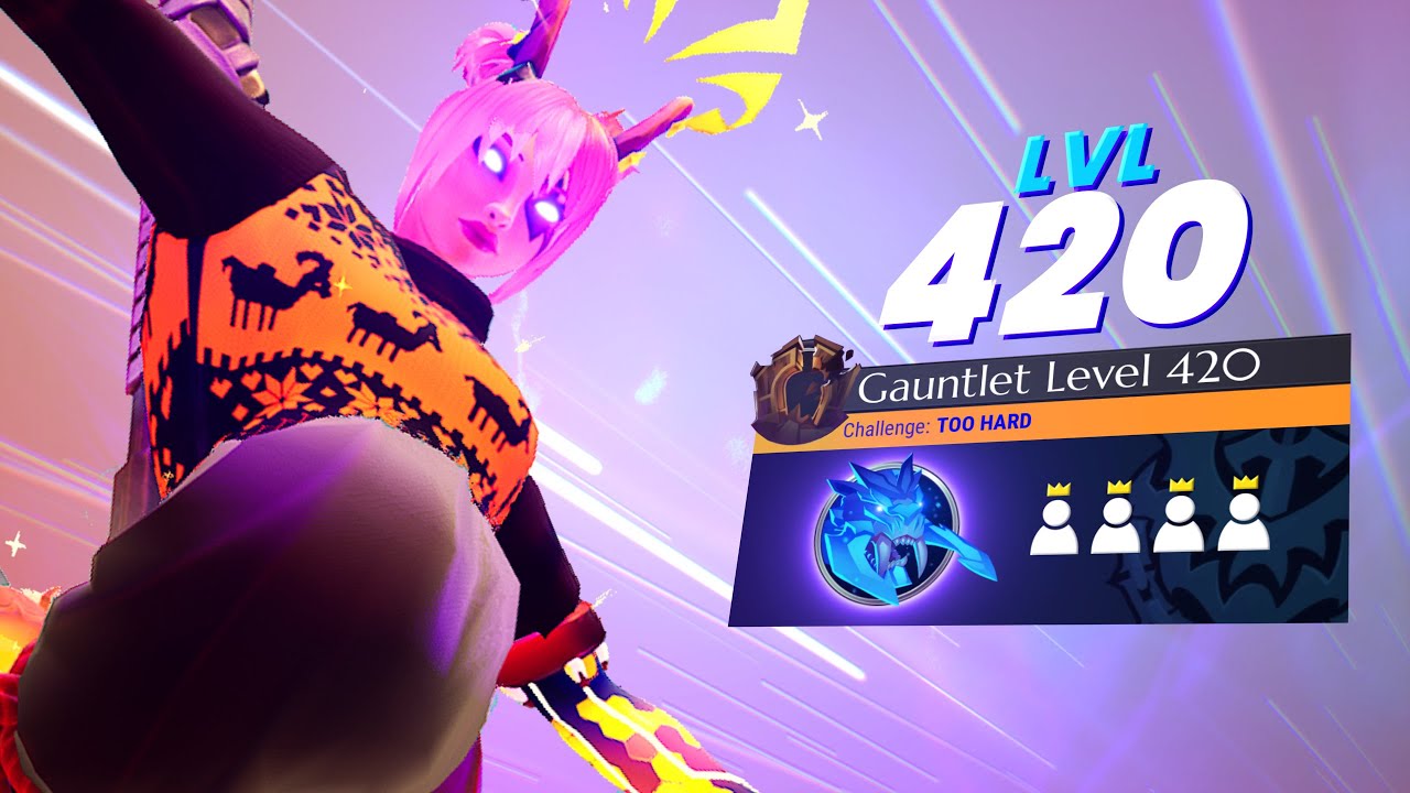 Smoking Level 420 VS Stonehide Heroïc Keystone Bosses - Dauntless Gauntlet S7 [THRAAX]