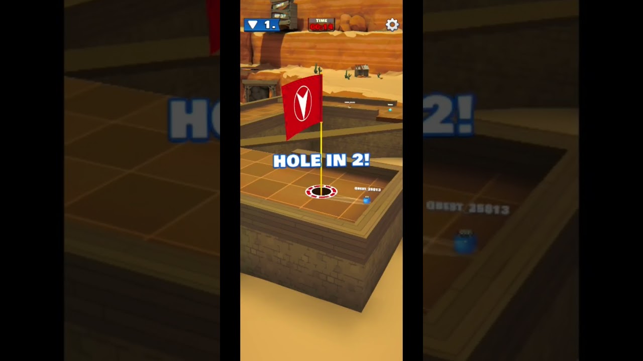 Golf swing by multiplayer Live custom room full animation gameplay shorts game 