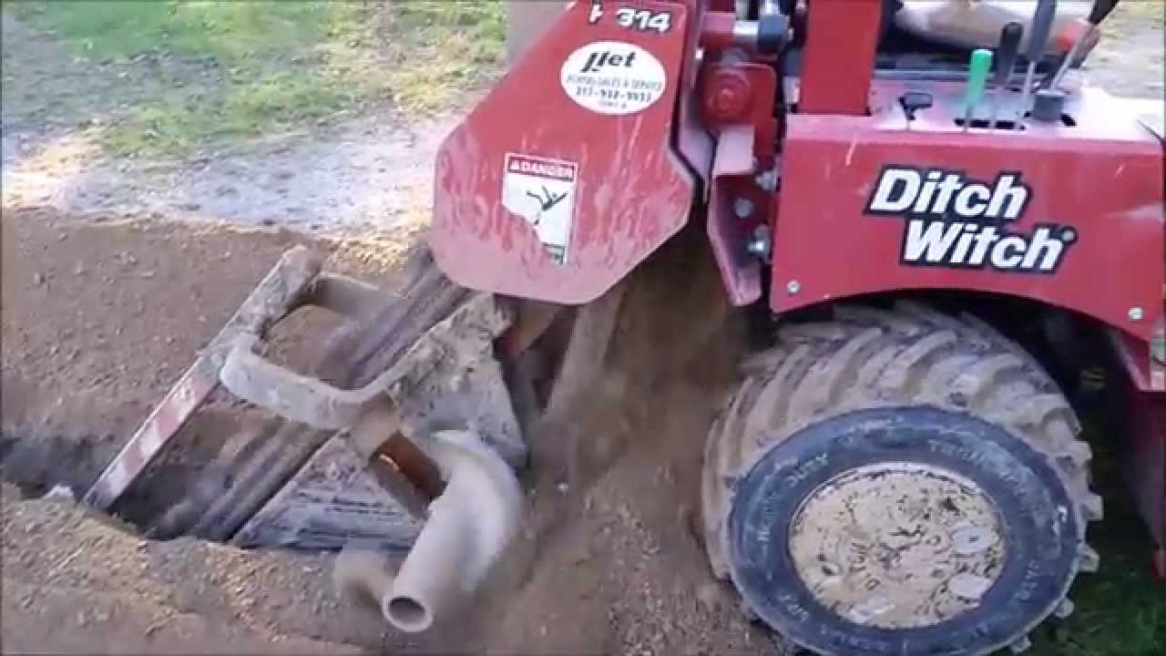 Trenching in New Water Line