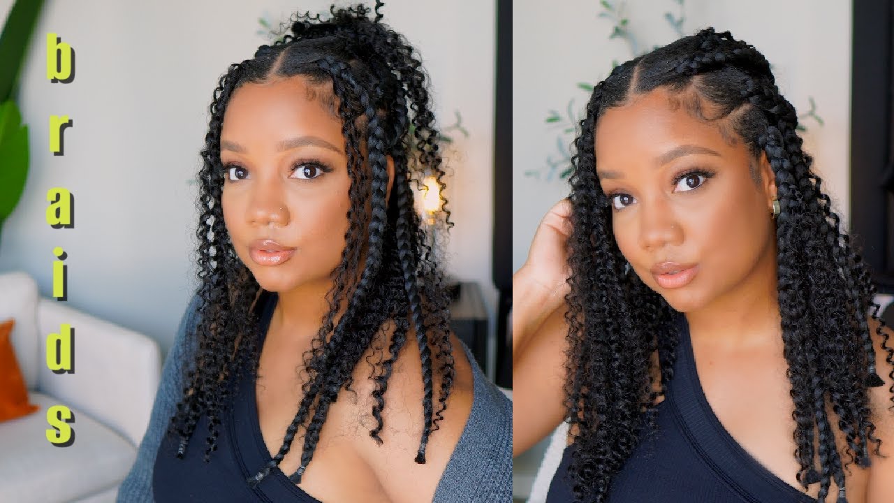 $20 JUMBO BOHO BOX BRAIDS | EASY MID LENGTH BRAIDS for BACK TO SCHOOL!