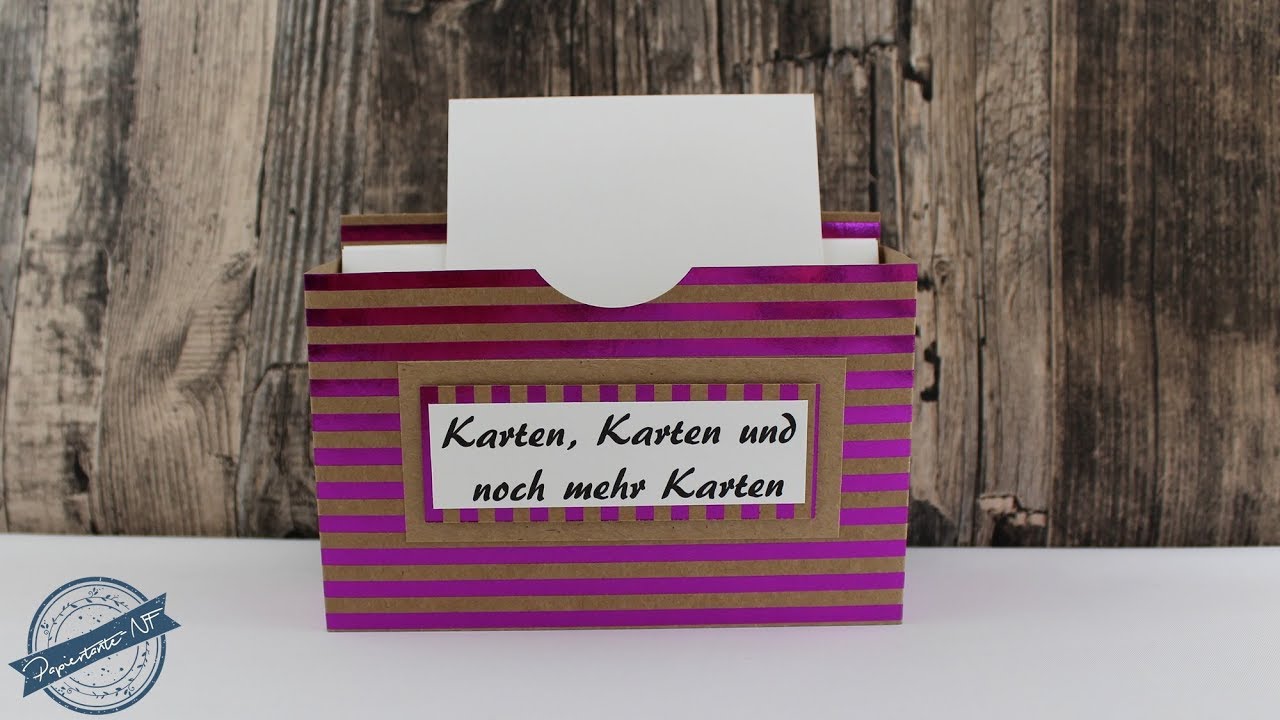 Anleitung #238: Boxenwoche  - Box zur Kartenaufbewahrung