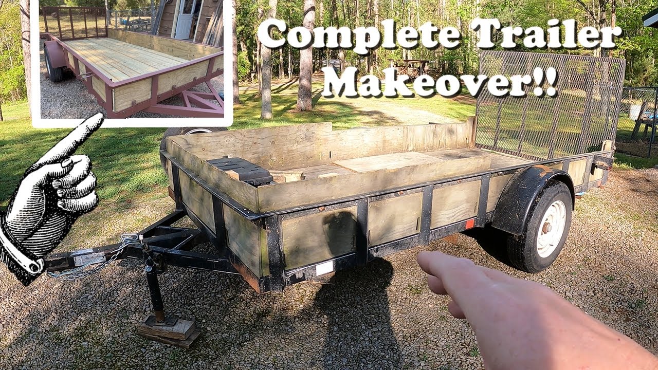 Better Than Ever! Overhaul Project Full Video! Start to Finish. Needs Serious TLC!!#utilitytrailer