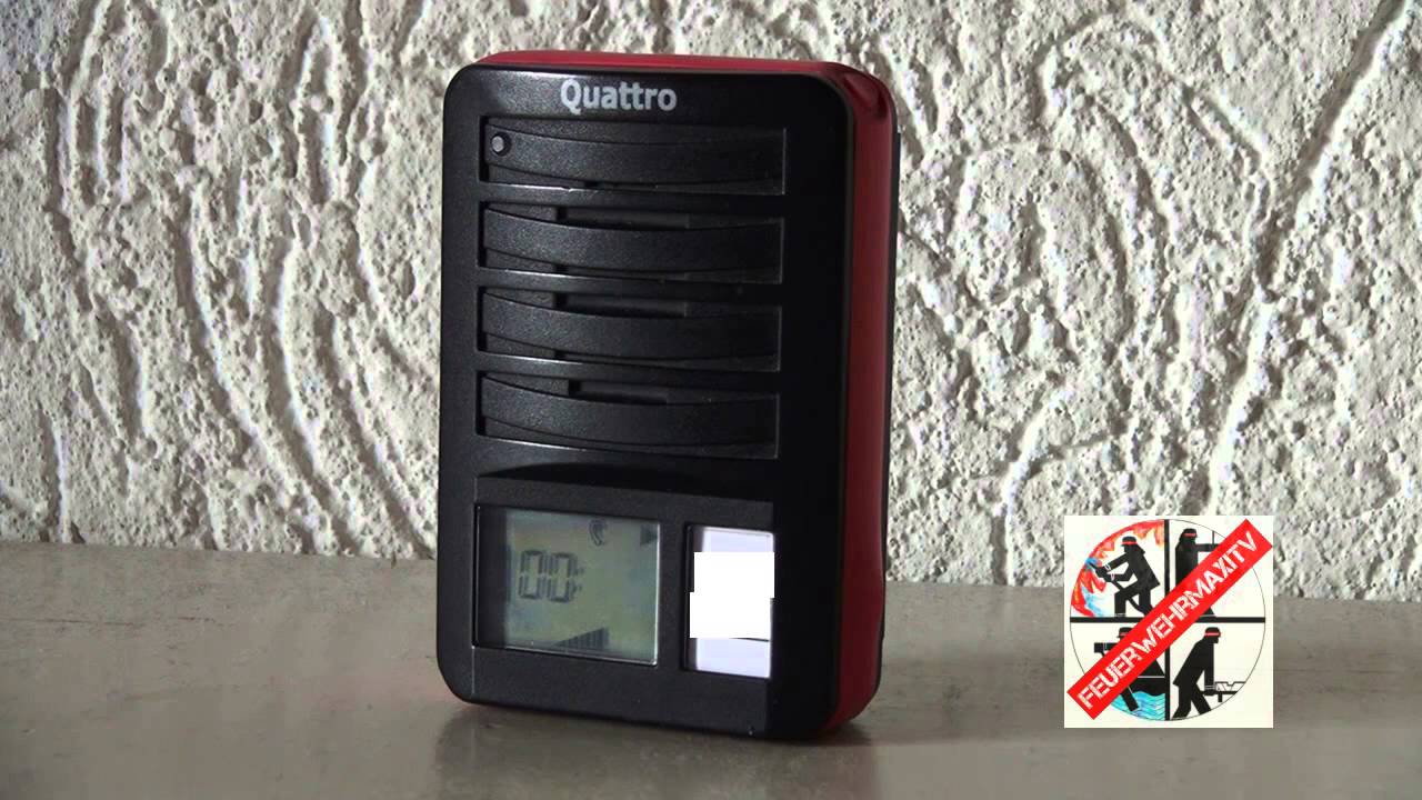 Analoger Meldeempfänger Swissphone Quattro XLi Probealamierung Dingolfing-Landau mit Sirenenalarm HD