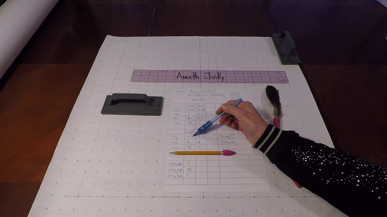 Drafting a Basic Skirt Foundation - Part 1