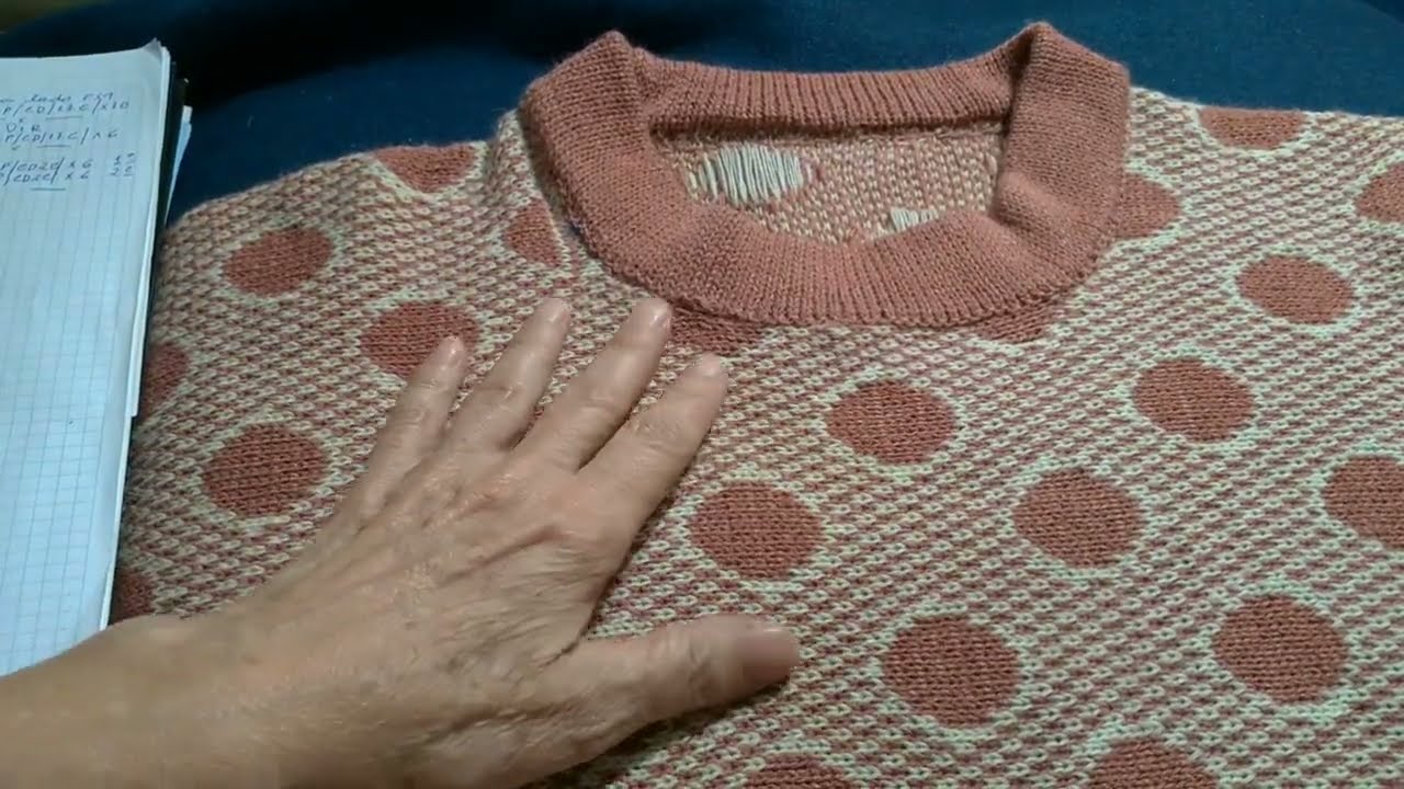 Blusa cartela jacquard frente.