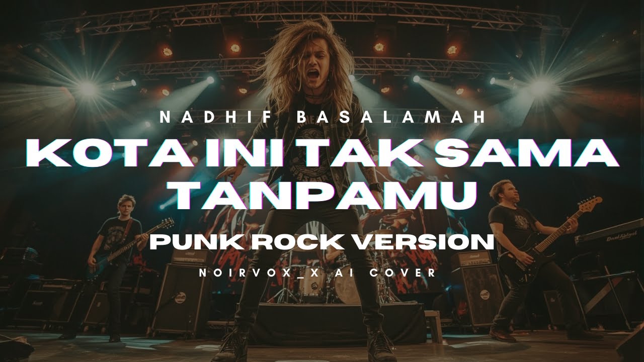 KOTA INI TAK SAMA TANPAMU - Nadhif Basalamah | PUNK ROCK AI COVER by NoirVox_x
