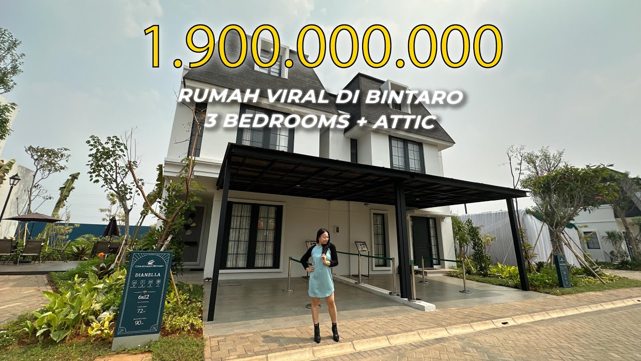 Rumah 3 Lantai Harga 2 Lantai – Mulai 1,9 M di Citra Garden Bintaro