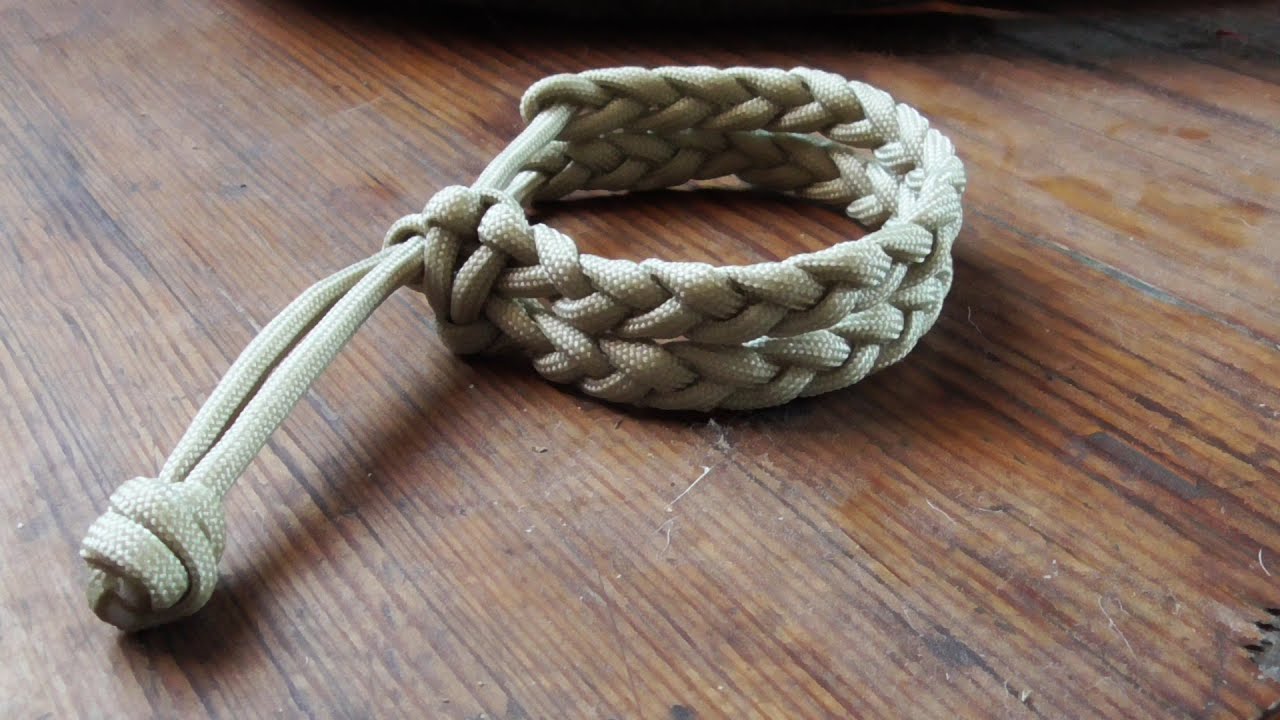 Mad Max Style Double Rastaclat Bracelet - Twin Braid Parachute Cord Bracelet
