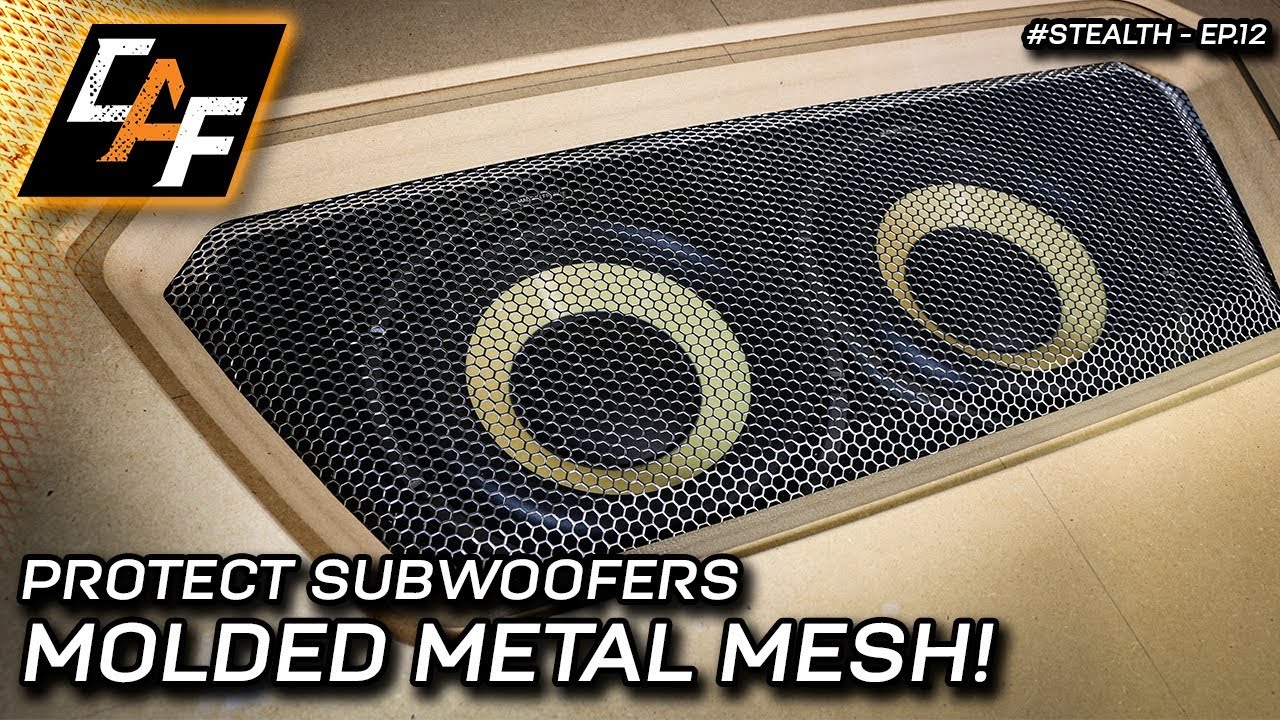 PROTECT Subwoofers - How to MOLD metal mesh to shape