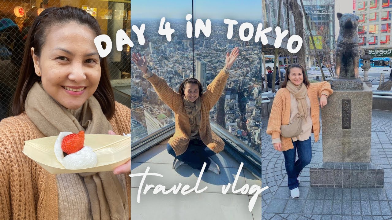 🇯🇵 Tokyo Vlog (Day 4): Shibuya Sky/Scramble Crossing, Shibuya Street Food and Pic with Hachiko