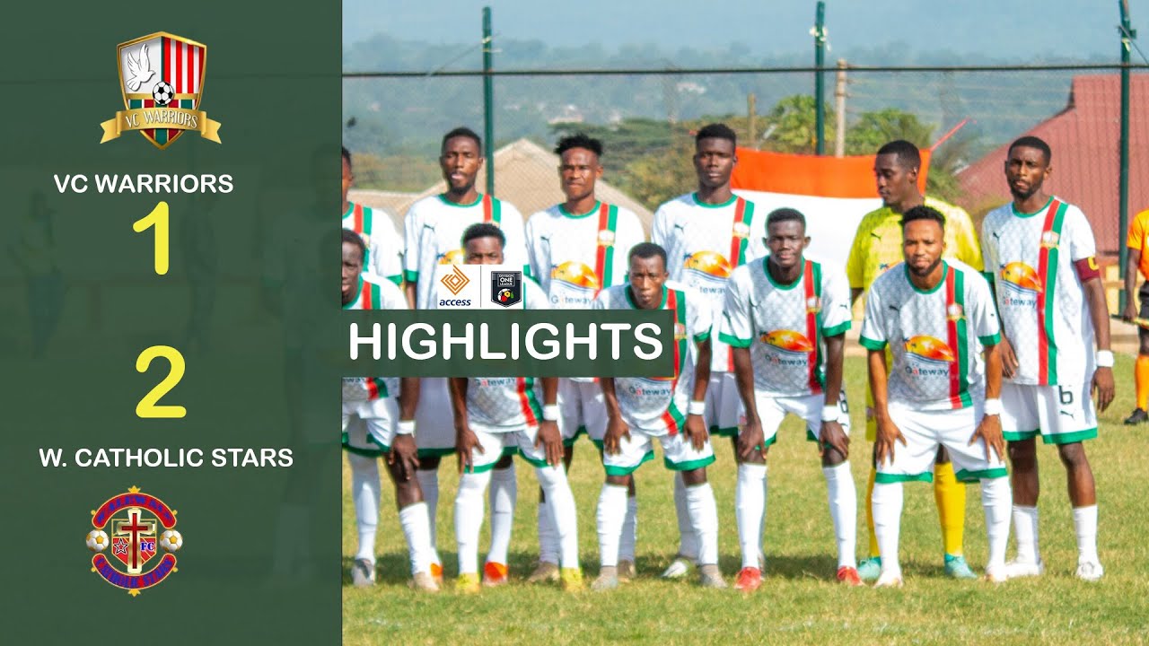 VC WARRIORS 1-2 WA CATHOLIC STARS || Extended Highlights || Access Bank Division One League MD14.