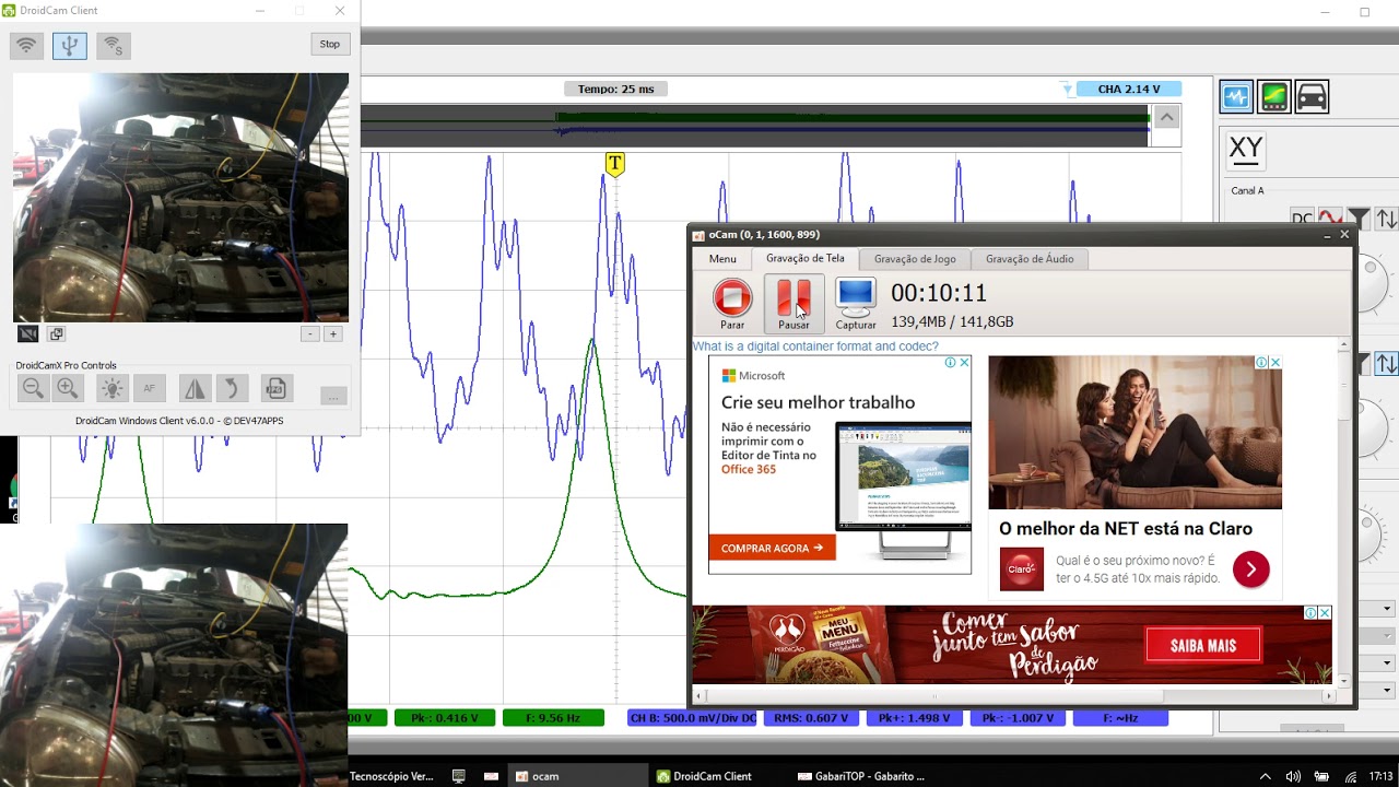 mega super dica sincronismo sem referencia com transdutores G3