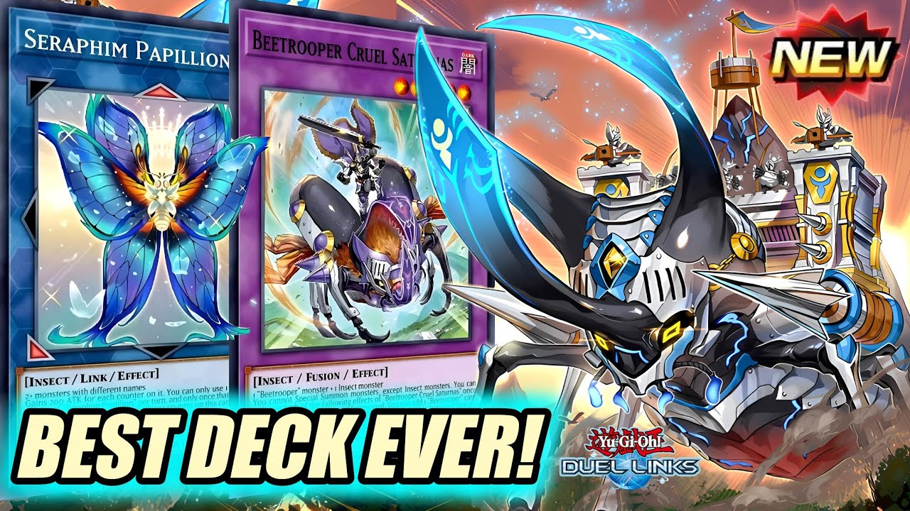 BIG BRAIN, BIG FUN! *NEW* BEETROOPERS are The BEST DECK in DUEL LINKS! [Yu-Gi-Oh! Duel Links]