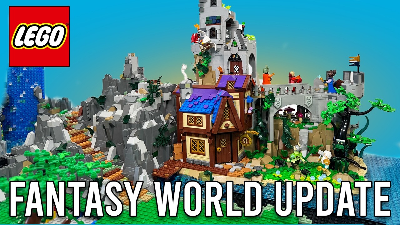 Создание ландшафта для набора LEGO по D&D