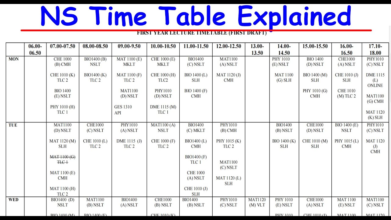 Understanding the NS Timetable Explained | How to Use It Correctly