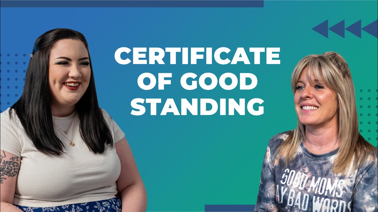 FAQ: Certificates Of Good Standing