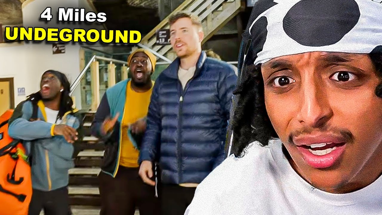 MR BEAST BUILT A CITY MILES UNDERGROUND