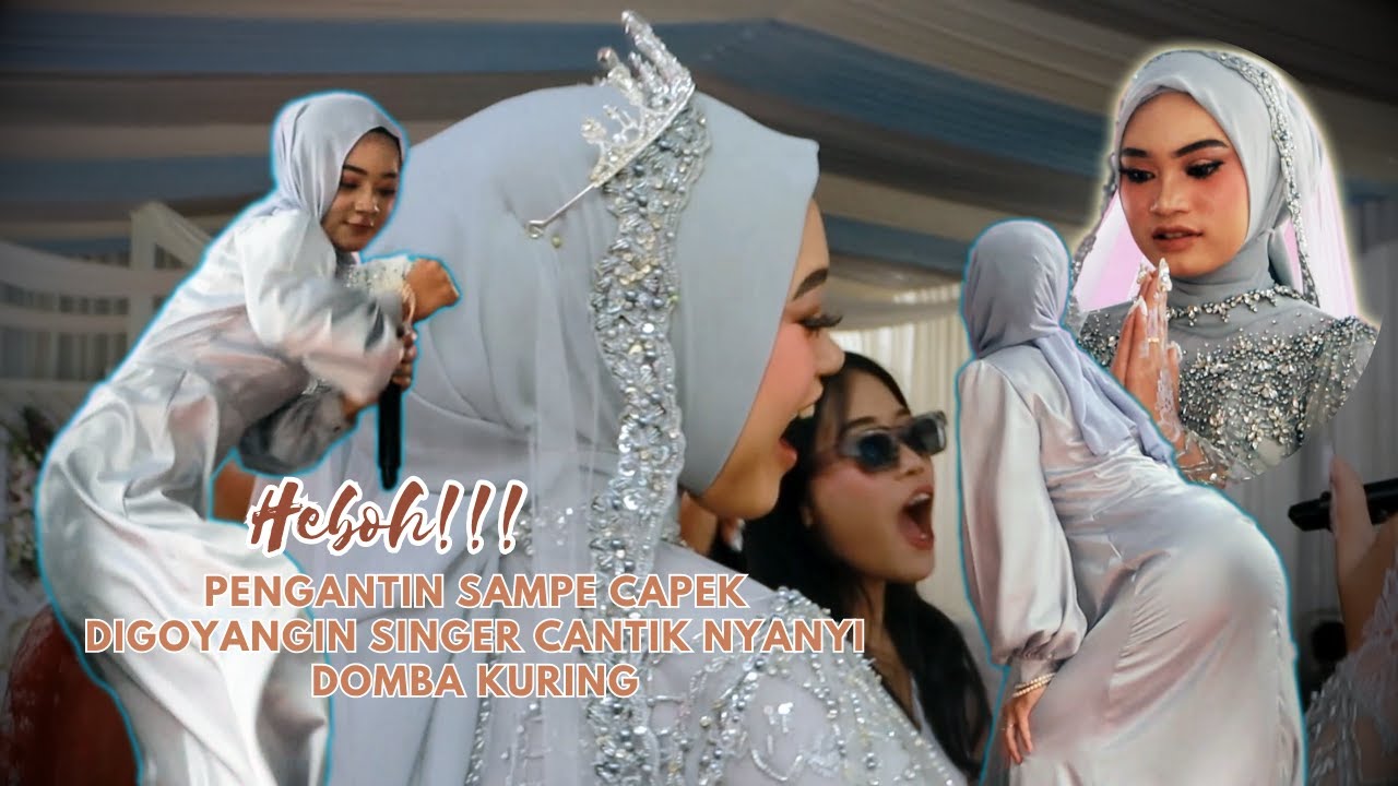 Lucuuu!!! Joget Domba kuring heboh pisan pengantin sampe kecapekan! 😂