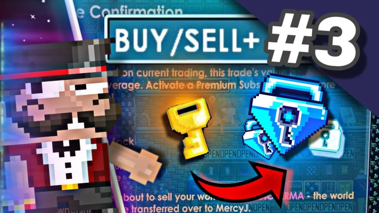 HUGE PROFIT + Self MIDMAN | BUY/SELL Profitable World | Growtopia