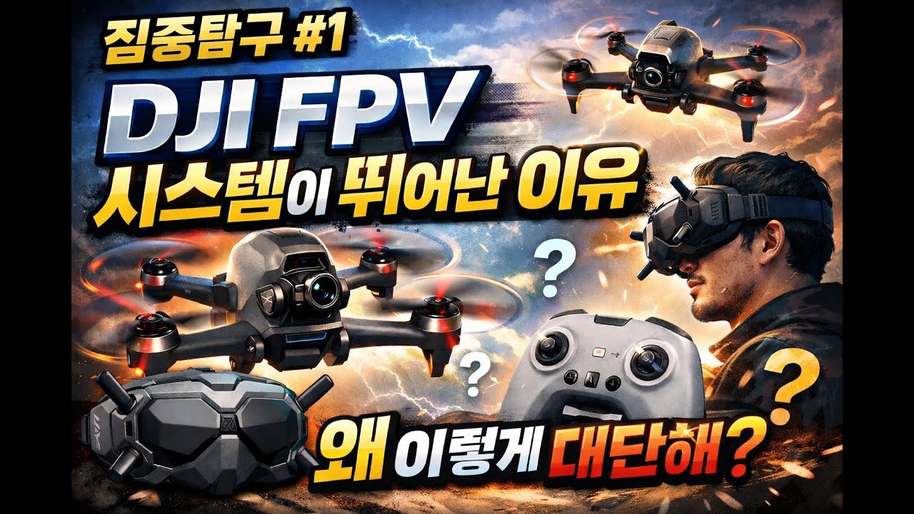 FPV 집중탐구 - #1 DJI FPV 시스템이 뛰어난 이유