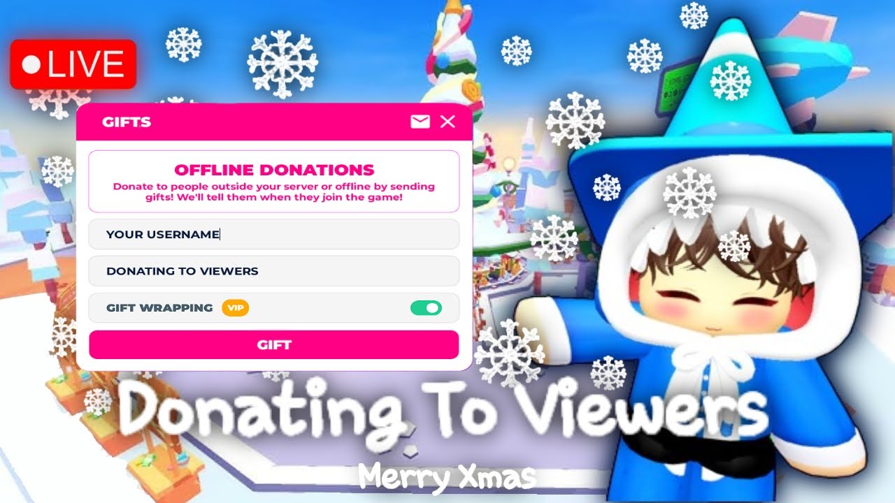 🔴LIVE🔴 Donating To Viewers -🎄PLS DONATE STREAM 🎄#gifting #roblox  #plsdonate #robux #livestream