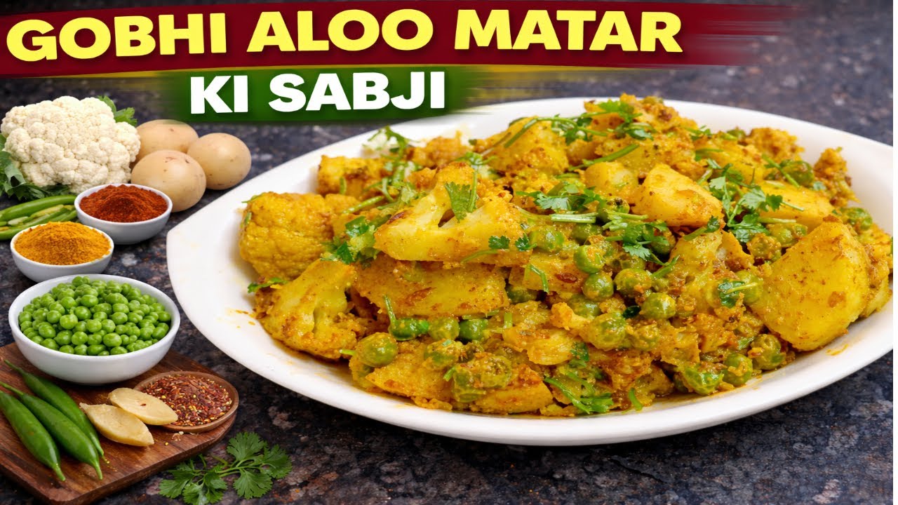 Lunch Bix Special-गोभी ,आलू ,मटर की झटपट बनने वाली सूखी सब्जी || gobhi ,aloo, matar ki sabji ||