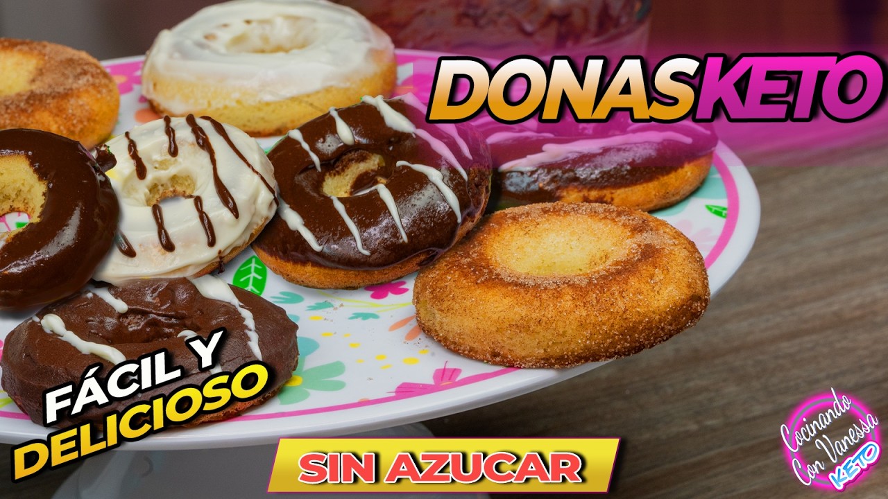 DONAS KETO SUPER DELICIOSAS PARA BAJAR DE PESO 4K