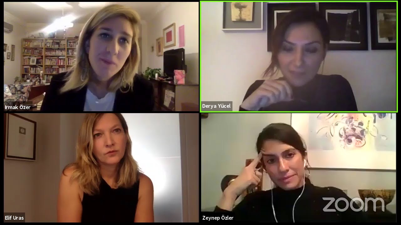 'Sanat ve Kurum Desteği': Derya Yücel - Elif Uras - Zeynep Özler (Kale Grubu Kurumsal İletişim Md.)