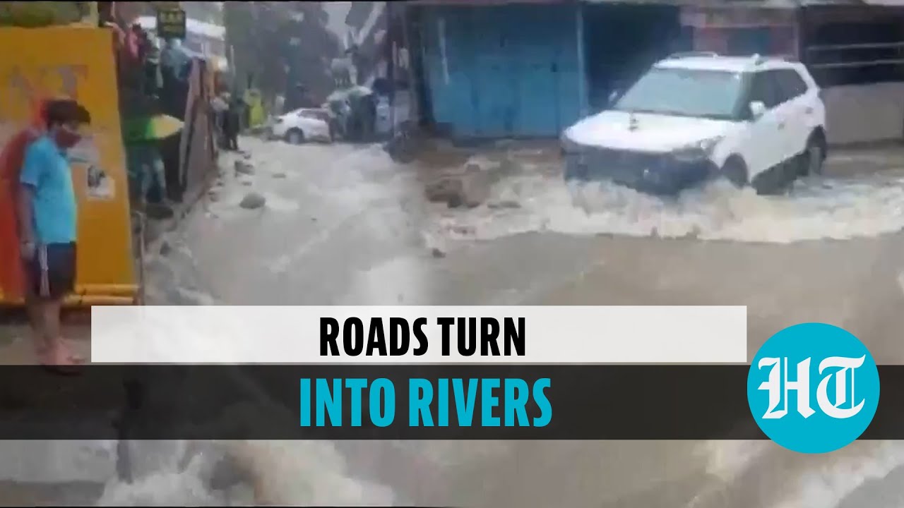 Watch: Roads washed away, cars submerged in Dharamshala flash flood; PM Modi tweets