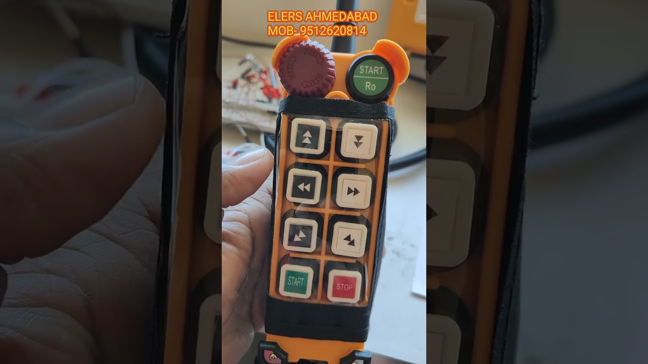 F23-6D CRANE WIRELESS REMOTE CONTROL WIRING TEST. #elers #gspl