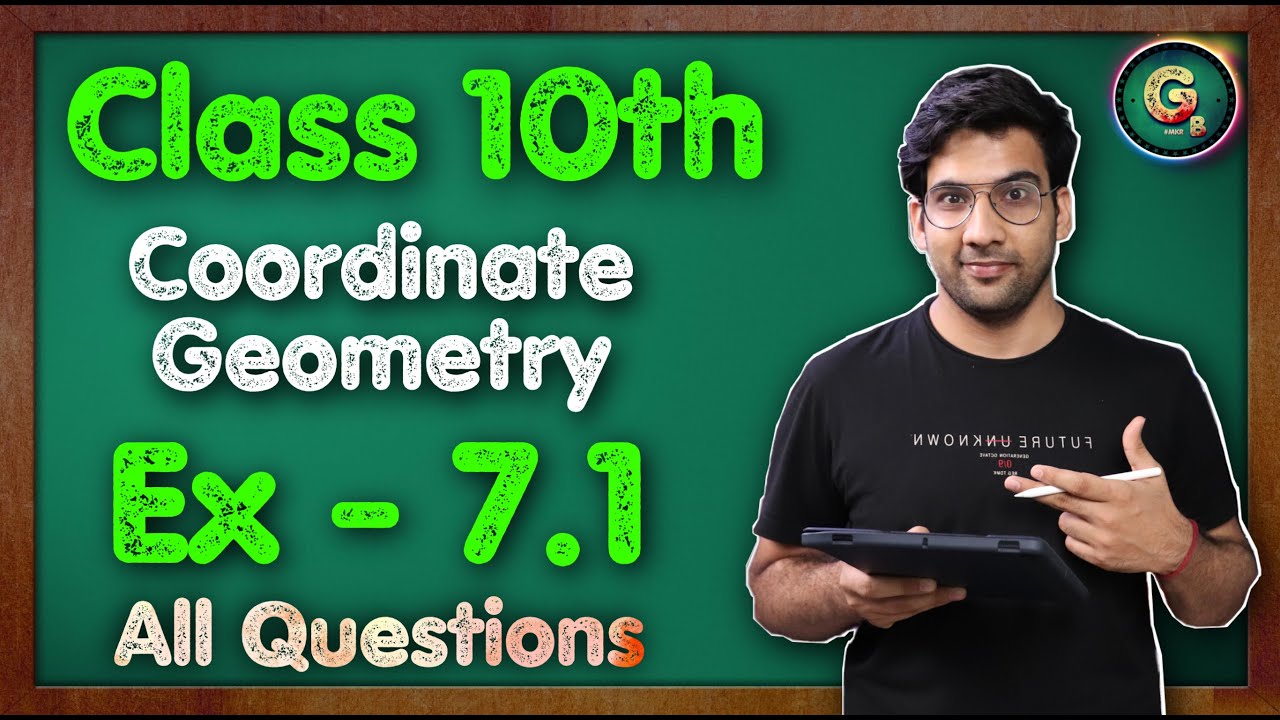 Class - 10 Ex - 7.1, Q1 to Q10 (Coordinate Geometry) || Part - 2 || NCERT CBSE