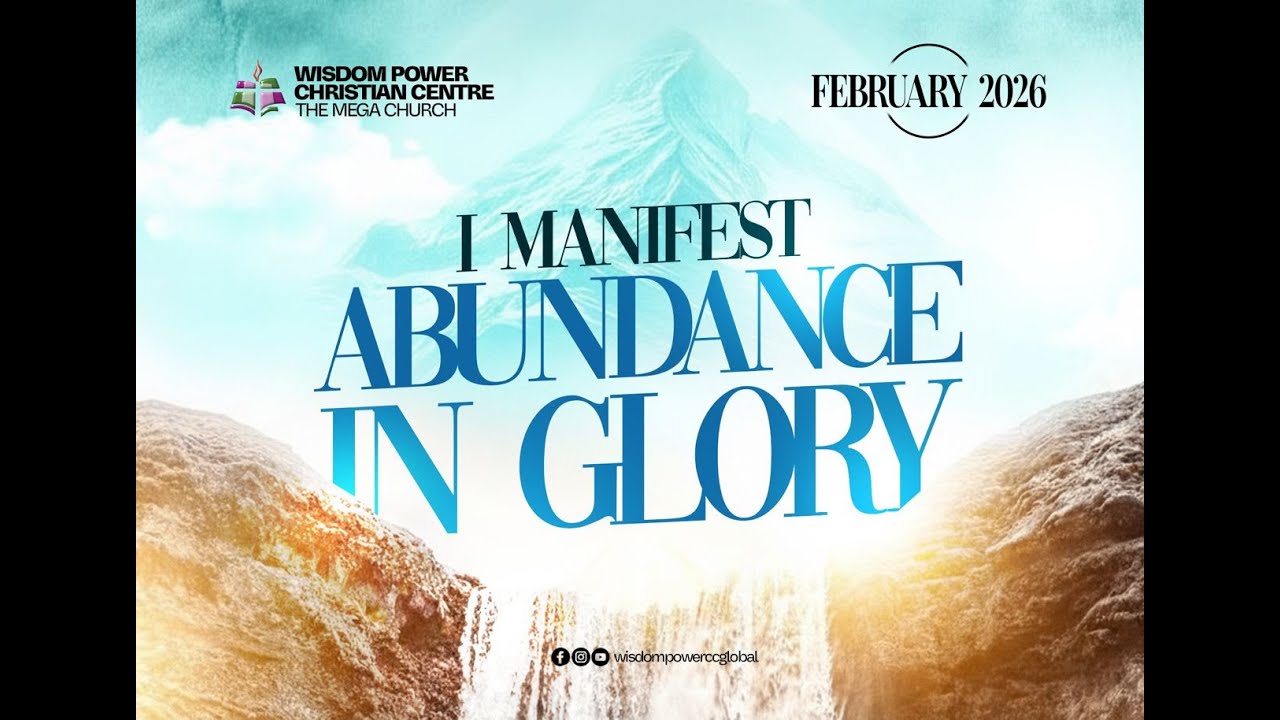 BREAKTHROUGH COMMUNION SERVICE || I MANIFEST ABUNDANCE IN GLORY || 19TH FEB. 2026.