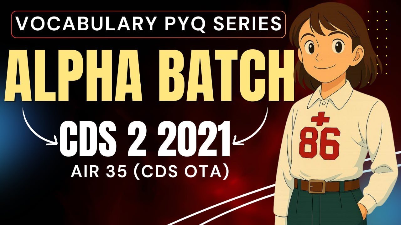 VOCABULARY for UPSC CDSE