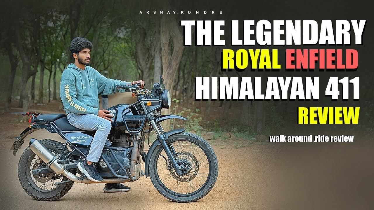 REVIEW OF ROYAL ENFIELD HIMALAYAN 411😍||తెలుగులో||AKSHAY.KONDRU||#royalenfield #himalayan411