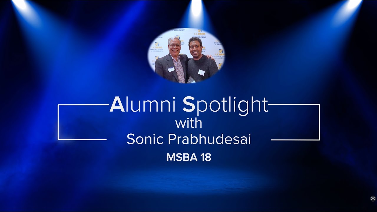 Alumni Spotlight Sonic Prabhudesai, MSBA 18, Co-Founder, somi